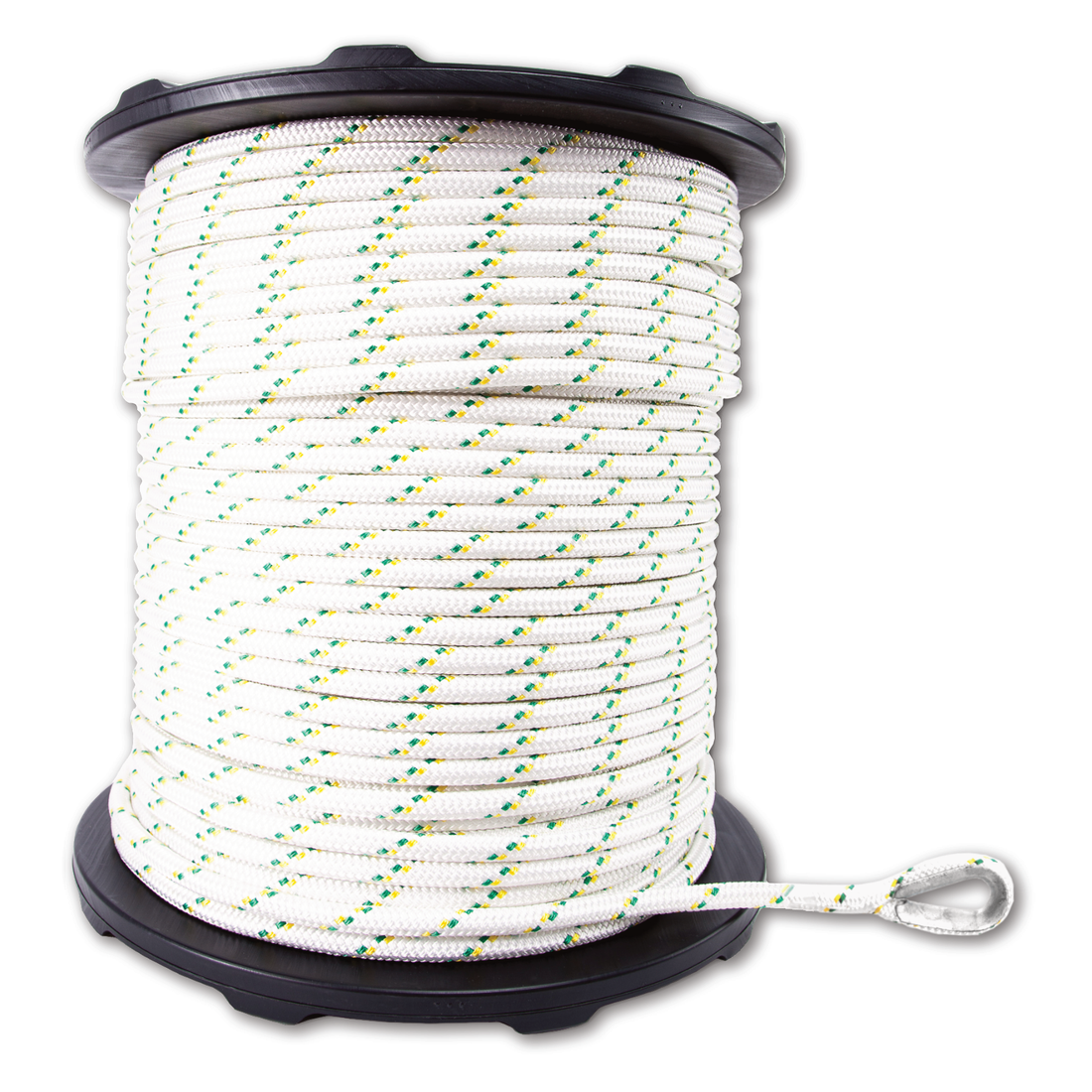 1/2'' Double Braid Polyester Ropes With Eye Splices & Thimbles