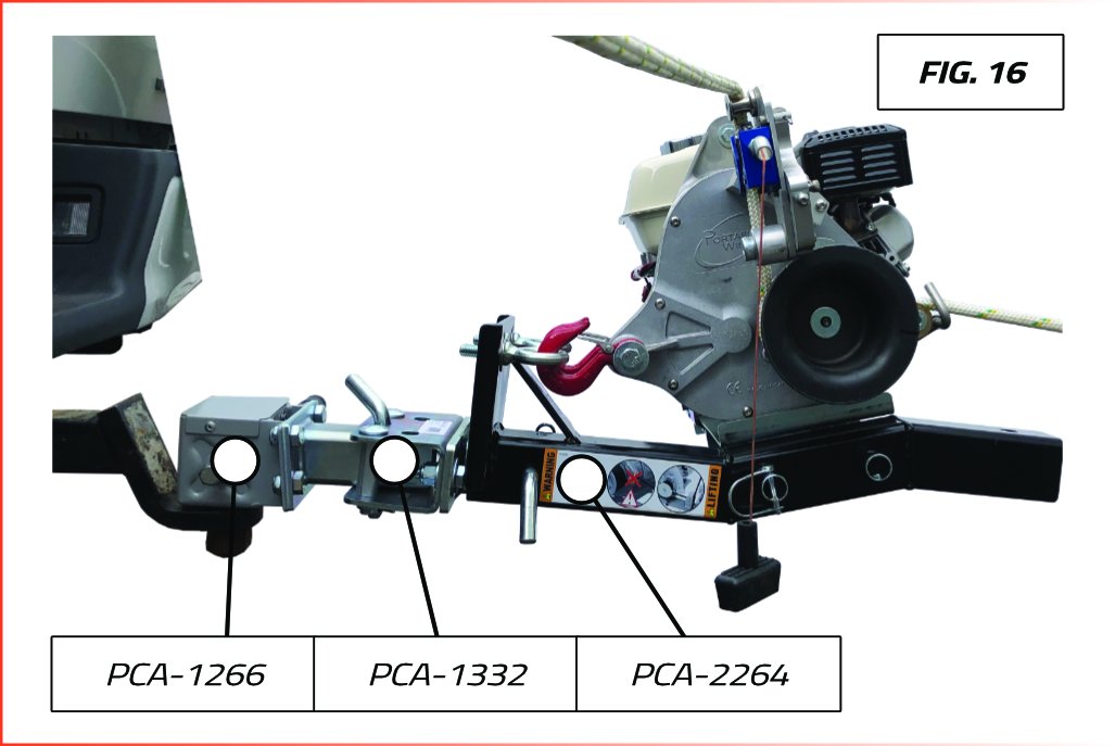 Heck-pack Anchoring System With Adaptor For 50-mm Towing Balls