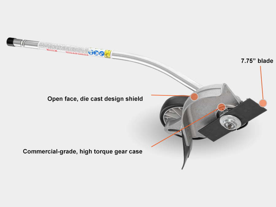 Curved Shaft Edger Attachment