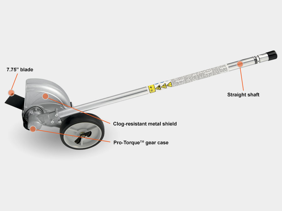 Straight Shaft Edger Attachment